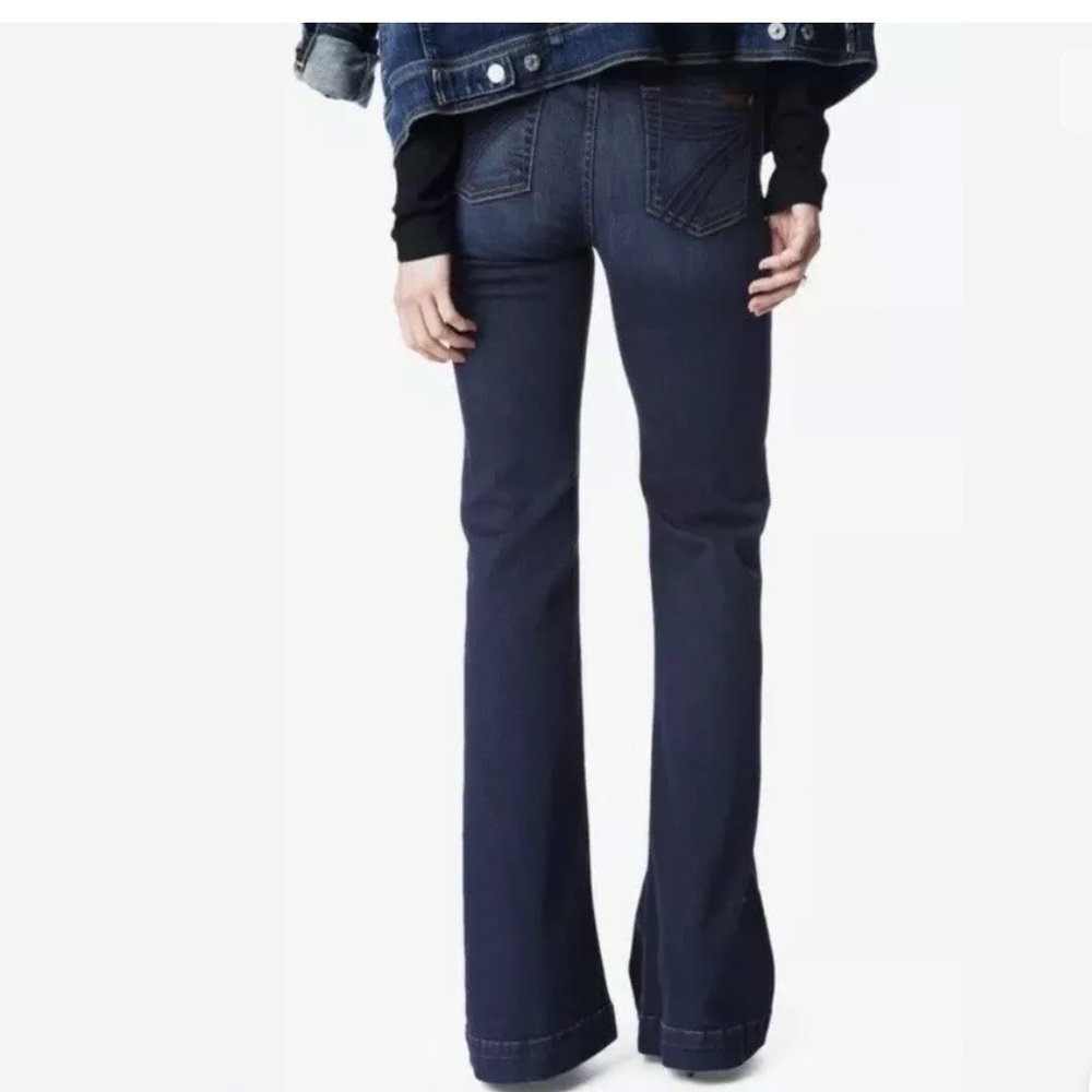 7 For All Mankind Dojo Dark Wash Flare Leg Jeans!